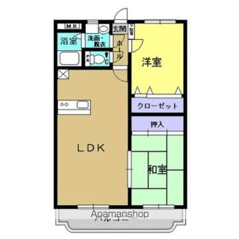 大野団地の間取り写真