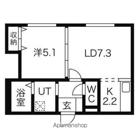GLASS N21の間取り写真