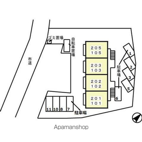 ルミエールモナリエ 201 ｜ 千葉県松戸市旭町３丁目812-1（賃貸アパート1LDK・2階・52.00㎡） その23