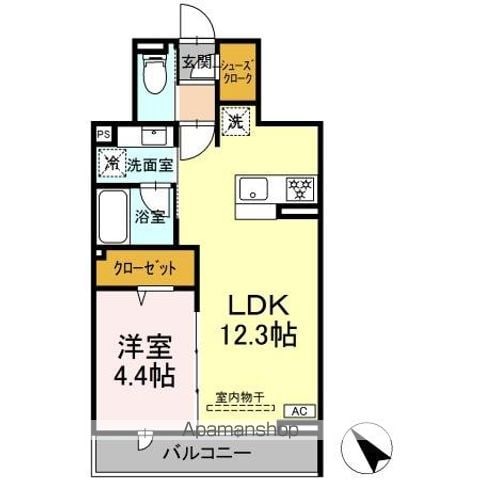 D’BLESS鶴見市場の間取り写真
