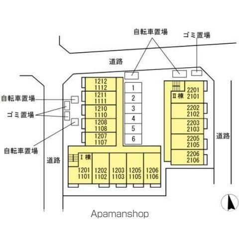 モナリエ平和台　ⅠⅡⅢ Ⅰ105 ｜ 東京都練馬区平和台４丁目6-7(Ⅰ),-9(Ⅱ),-1(Ⅲ)（賃貸アパート1LDK・1階・37.53㎡） その20