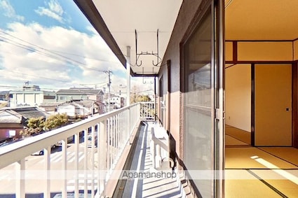 高知県高知市上町２丁目[2DK/35.47m2]のバルコニー