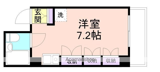 和歌山市西布経丁のマンションの間取り