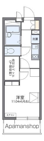 レオパレスMIYAIIの間取り写真