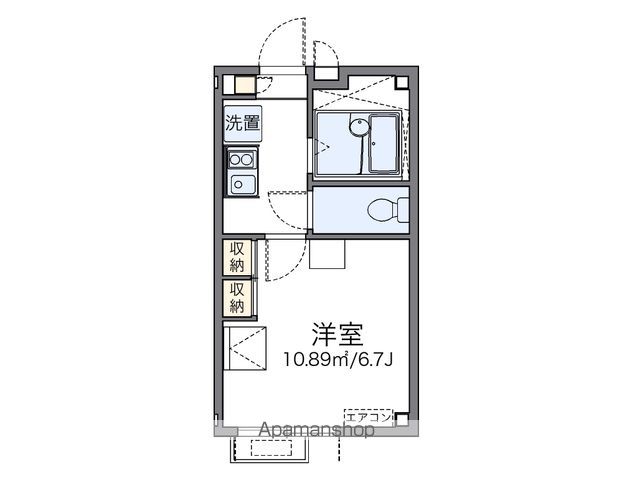 レオパレスブライトン ヒルの間取り写真