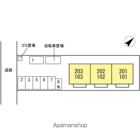 サンサンスクエア 102 ｜ 高知県香美市土佐山田町宝町１丁目4-24（賃貸アパート1LDK・1階・42.36㎡） その23