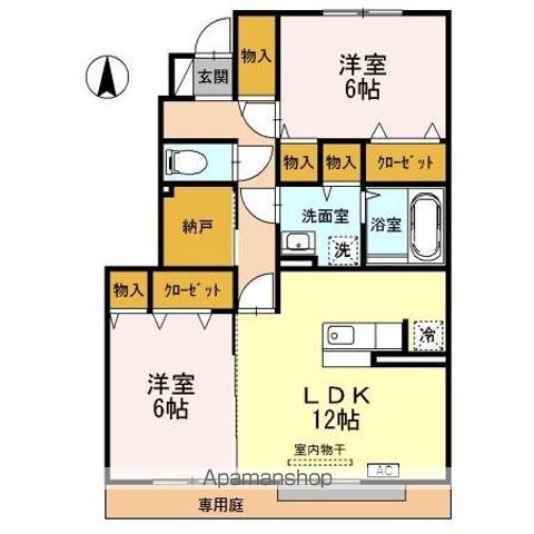 ブランズ小杉 A棟の間取り写真