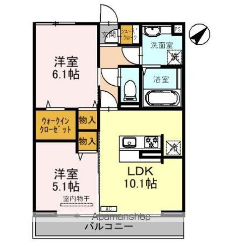 グランベールの間取り写真