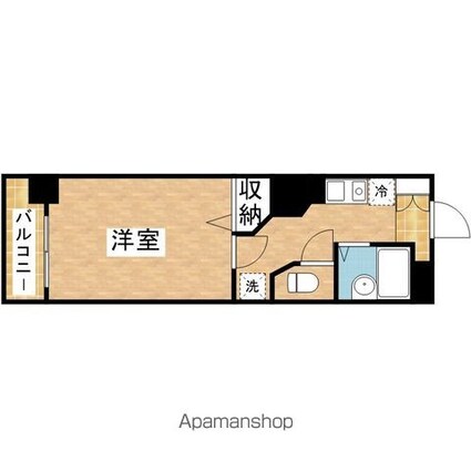 グレイス吹上[1K/23.49m2]の間取図