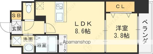RPレジデンス都島の間取り写真