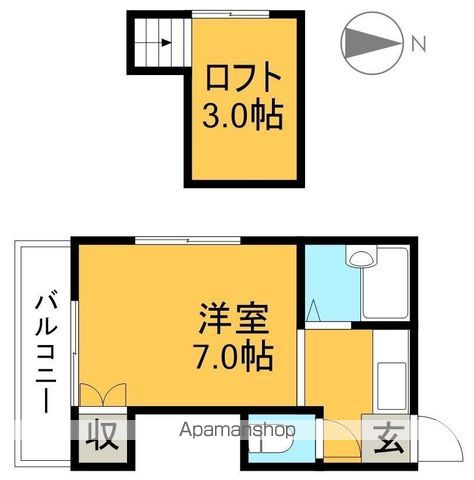 アサミハイツの間取り写真