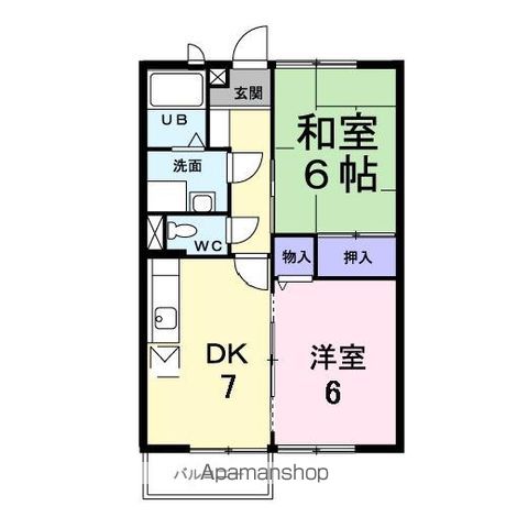 アイランド古本の間取り写真