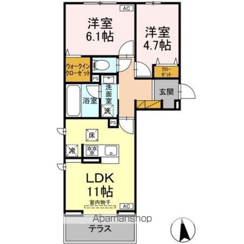 ボヌール殿内の内装写真