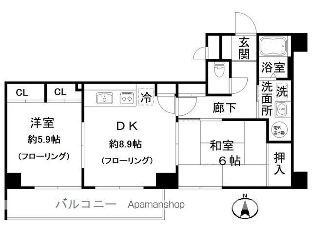ヒルブリッジヒルNO.1の間取り写真