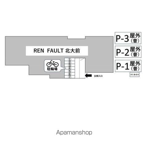 REN FAULT北大前の内装写真