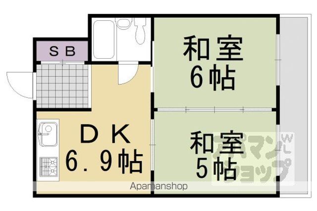 華園マンションの間取り写真