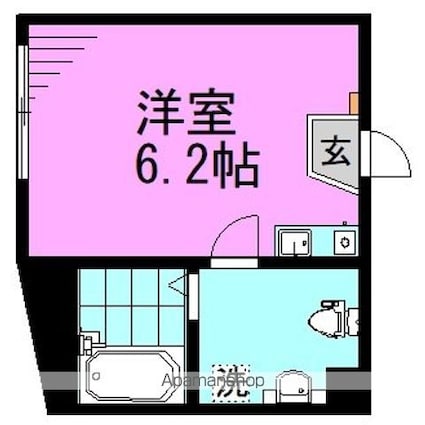 シャッツクヴェレ高円寺北[1R/16.16m2]の間取図