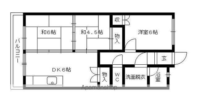 サンハイツいずみの間取り写真