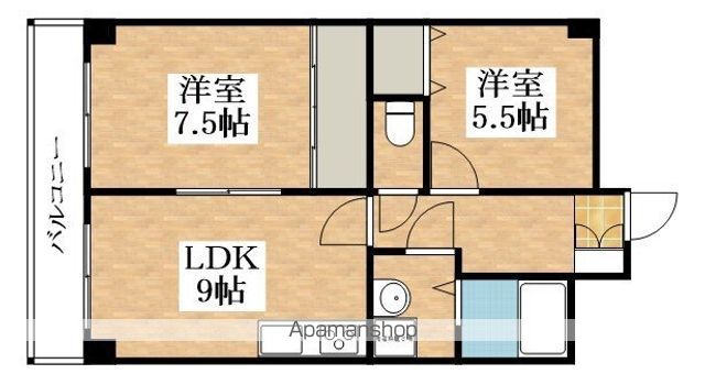 デイグラン長居公園の間取り写真