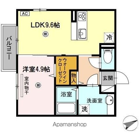 レセンテ安東の間取り写真