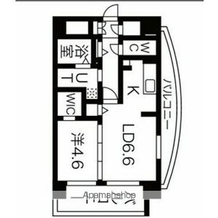シェソワ東桜[1LDK/42.15m2]の間取図