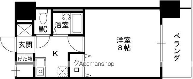 エクセレント上新12の間取り写真