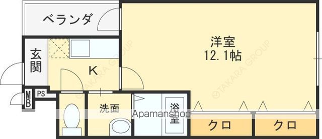 フジパレス長原III番館の間取り写真