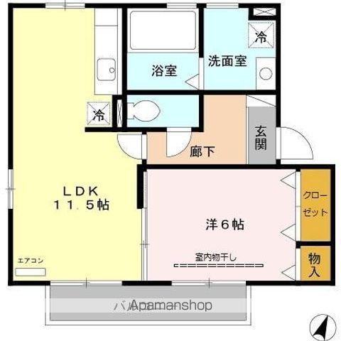 ルーナベールの間取り写真