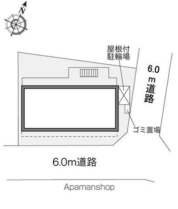 レオパレスメゾン　エスポワール[1K/20.81m2]の配置図