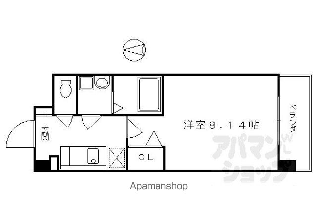 アーバンフラッツ五条堀川の間取り写真