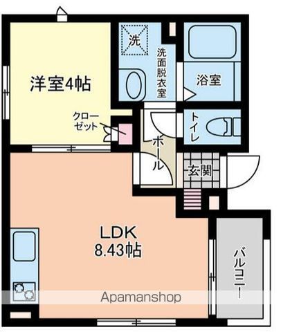 コンフィデンス東大宮Cの間取り写真