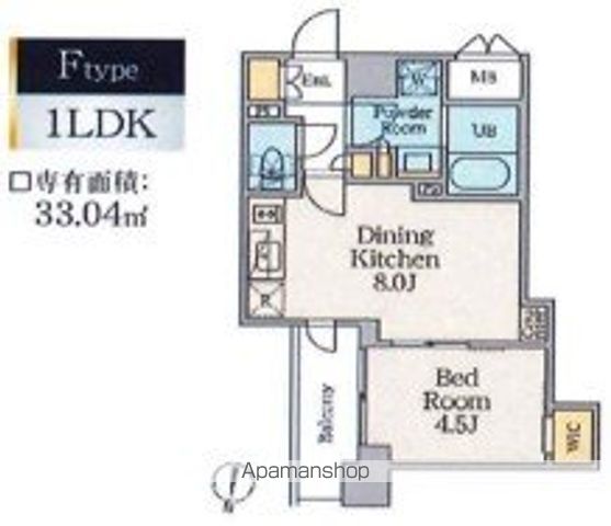 クレストコート錦糸町の間取り写真