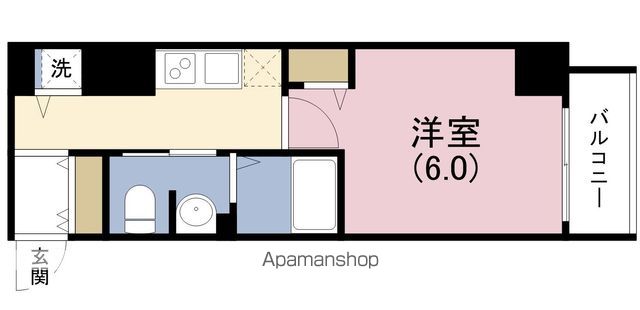 セオリー大阪フルールの間取り写真