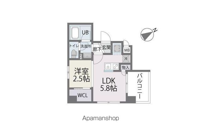 【アルティザ大橋駅前の間取り】