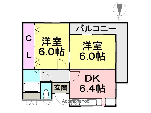 アミューズ日進の間取り写真