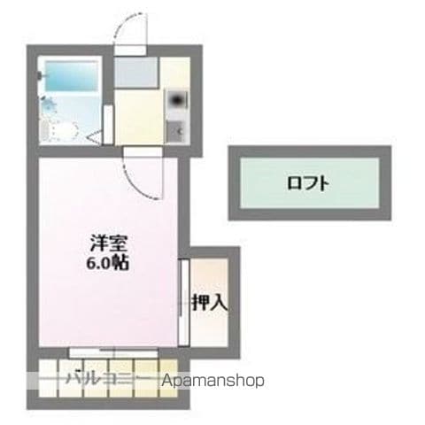 レオパレス21上社の間取り写真