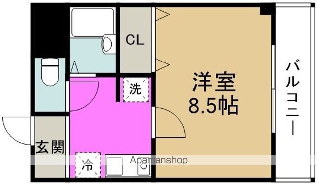 アプローズ堂島の間取り写真