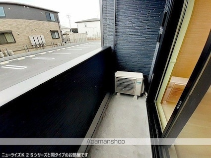 クレール聖和Ａ[1LDK/44.7m2]のバルコニー