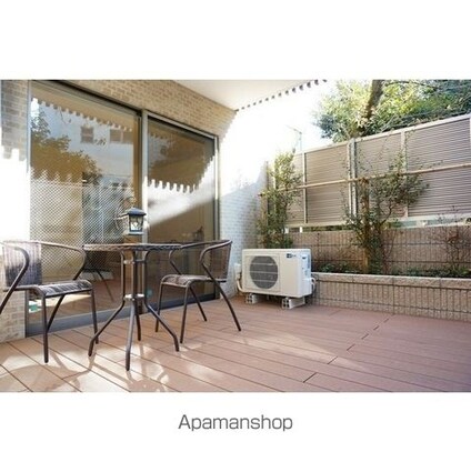 ＣＥＲＥＺＯ　ＧＡＲＤＥＮ[1LDK/45.75m2]のバルコニー