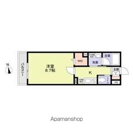 メゾン・ドゥ・フローラ[1K/28.98m2]の間取図