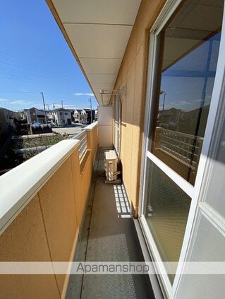 コーポ中村[2DK/39.66m2]のバルコニー
