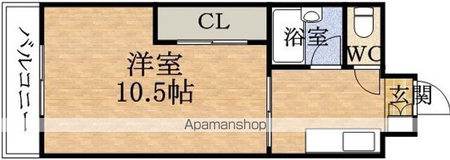 東洋 プラザ 高倉の間取り写真