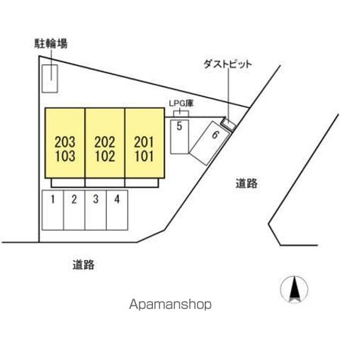 カメリア・ウサ 202 ｜ 岐阜県岐阜市宇佐南４丁目2-2（賃貸アパート1LDK・2階・44.65㎡） その20