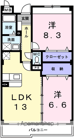 エムグレイスの間取り写真