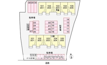 アグレアーブルⅡ[2LDK/57.64m2]の配置図