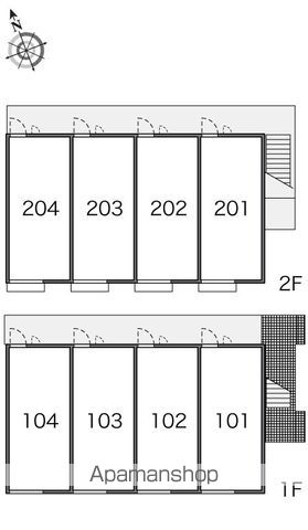 レオパレス香椎駅前 204 ｜ 福岡県福岡市東区香椎駅前３丁目30-20（賃貸アパート1K・2階・23.18㎡） その26