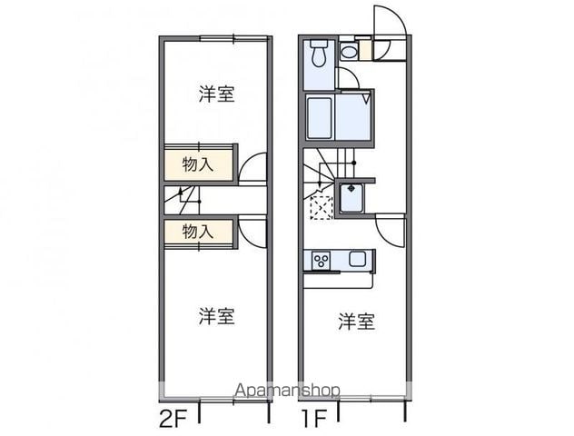 レオパレス新名の間取り写真