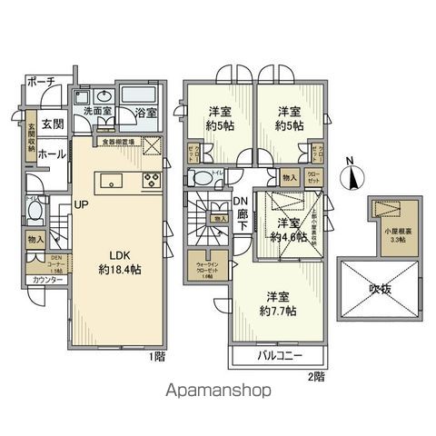 【高井戸東戸建の間取り】