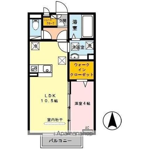 【グリーン　クレスト　Ａ棟の間取り】