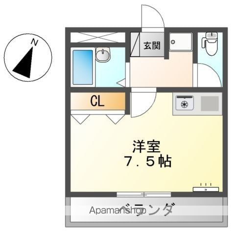 ロイヤルハイム39の間取り写真